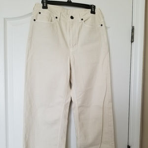 Rebecca Taylor High Waist Wide Leg Jeans